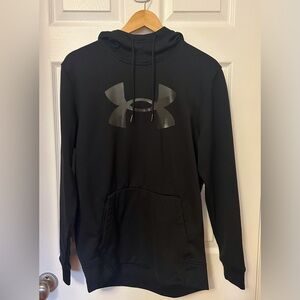 Under Armour Black Crewneck Hoodie with Subtle Logo